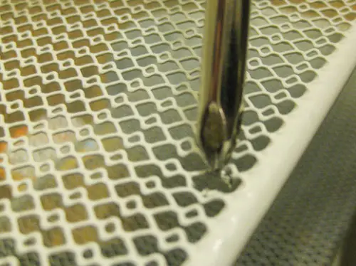 Kastgat In Draadmand