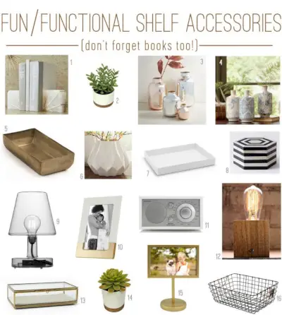 leuke en functionele neutrale boekenplankaccessoires