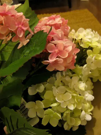 Mobiele Hortensia Fake Flower