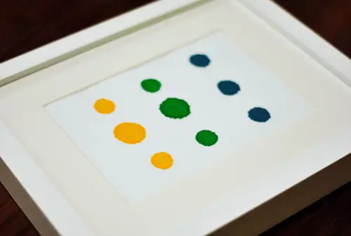 Primo piano del colorante alimentare 2