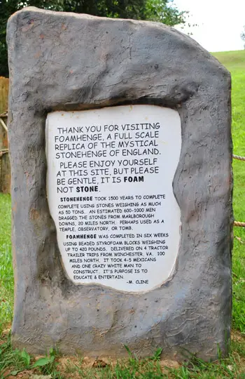 NatBridge Foamhenge-bord