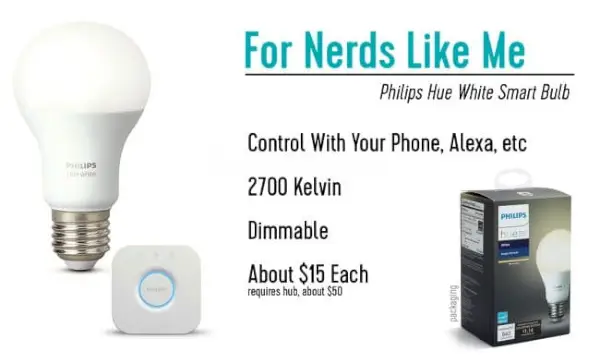 Ons favoriete slimme lampensysteem Philips Hue White Smart Bulb