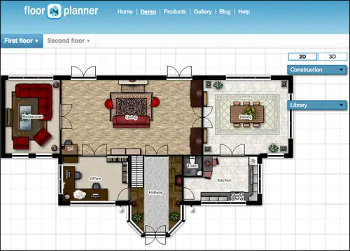 Floorplanner Indeling Verdieping P