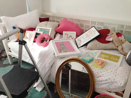 Kunst op bed