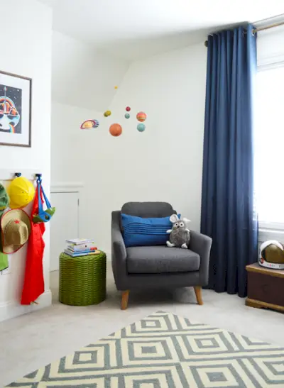 Jongens buitenruimte-slaapkamer-leeshoek