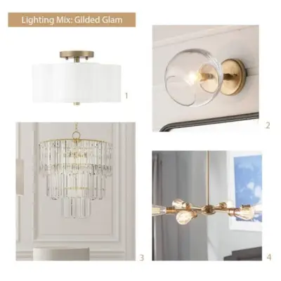 hoe u een glamour-moodboard voor verlichtingsarmaturen selecteert