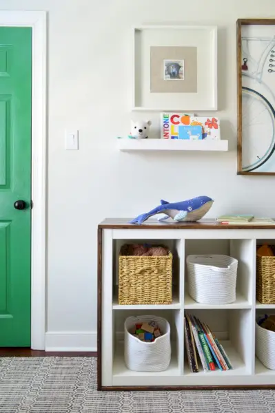 BigBoyBed Boekenkast Recht op Groene Deur