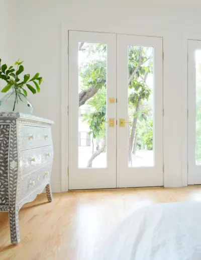 Florida huisvloeren uitzicht vanaf matras op de vloer