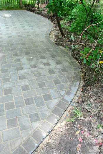Patio Geen vuil rond de randen