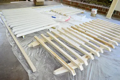 Pergola 26 Lattenpriming