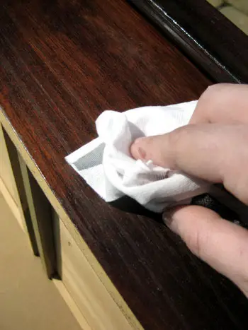 Overspuiten van veegvlekken 8