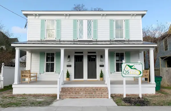 Duplex veranda na volledige maart