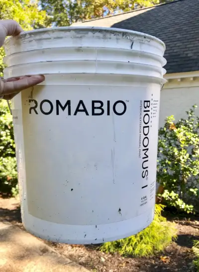 emmer biodomus I minerale baksteenverf van romabio