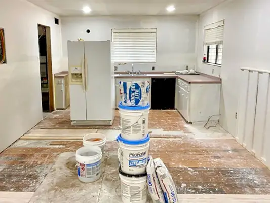 Florida Yenileme İlerleme Mutfağı Yeniden Alçıpanlı