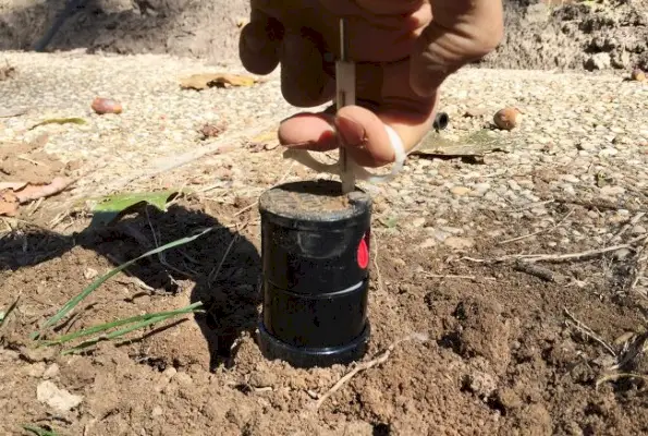 sproeiboog afstellen voor Hunter php sprinklerkop