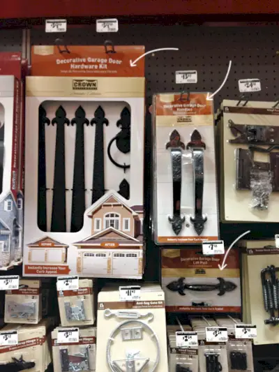 Opties voor garagehandgrepen