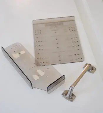 verf keukenkasten bevestig hardware met geleidesjabloon