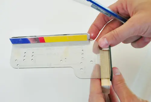verf keukenkasten hardware installatiesjabloon