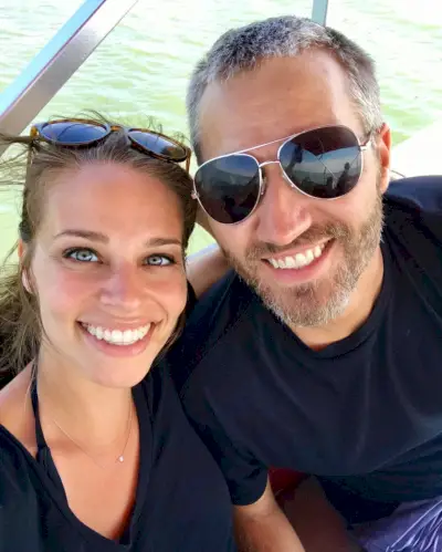 Sherry y John Selfie en barco