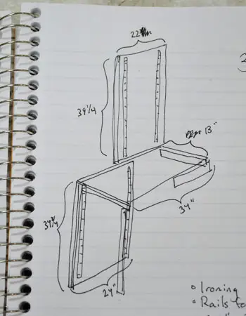 Cubby plank schets