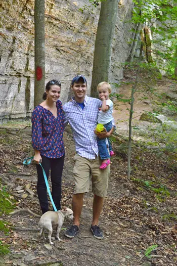 Reüniewandeling familieportret
