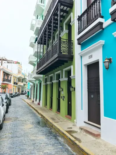 Puerto Rico Kleurrijke oude San Juan Rainbow