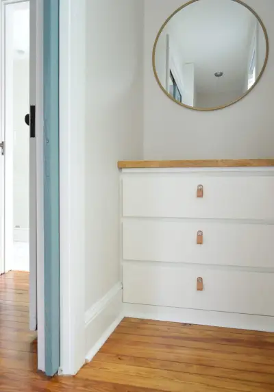 Ikea Malm Dressoir Hack als ingebouwde kledingopslag
