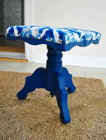 DIYStool dopo il riempimento