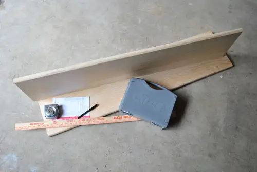 Bestandsmaterialen in de garage