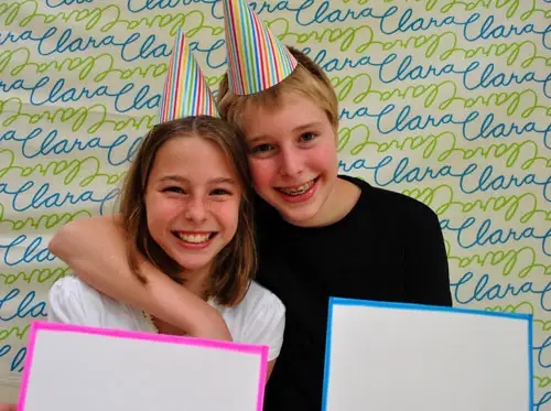 Olivia en Jake-stof