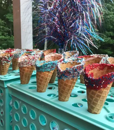 4. juli Party-iskjegler