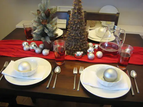 Kerstdinertafel Plac