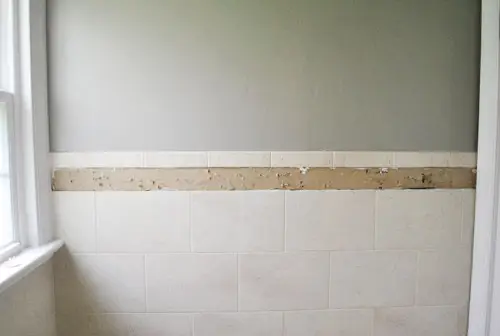 TileDemo 10 Eén rij eraf