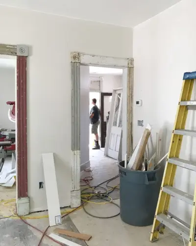Strandhuisversiering Kleurrijk lijstwerk