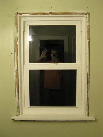 Trim vóór venster