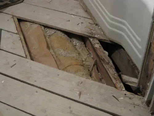 Herbouw de rotte vloer