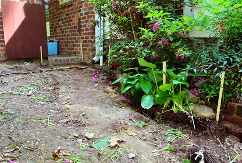 Excavar estacas en su lugar