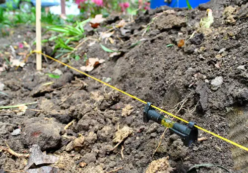 Nivel de línea de excavación