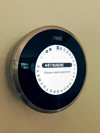 Nest 19 Wachtwoord invoeren