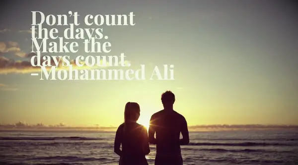 Mohammed Ali encouraging words