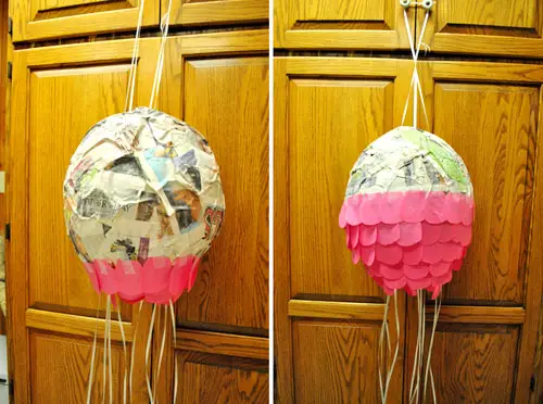Pinata die schalen toepast