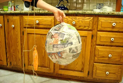 Pinata Popped Ballon Verwijderen