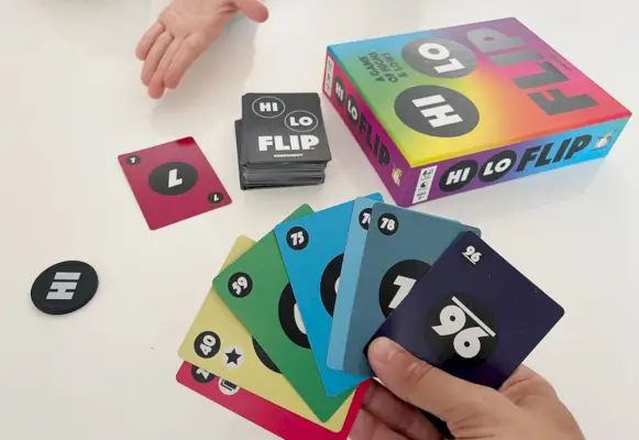 Hallo Lo Flip familiekaartspel
