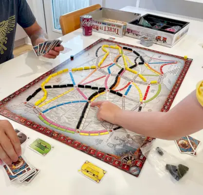 Familiespeelkaartje om te rijden originele versie