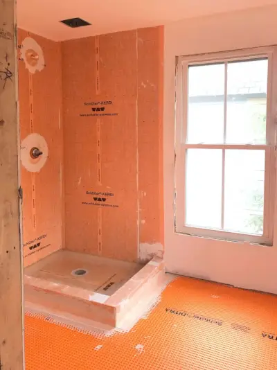 Strandhuis Gipsplaten Hoofdbadkamer