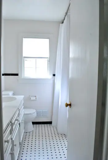 Badkamer trimmen na