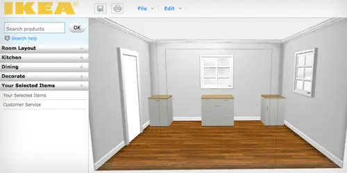 6 dollar Ikea-plattegrond