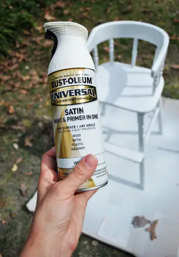 Kinderstoel witte primer