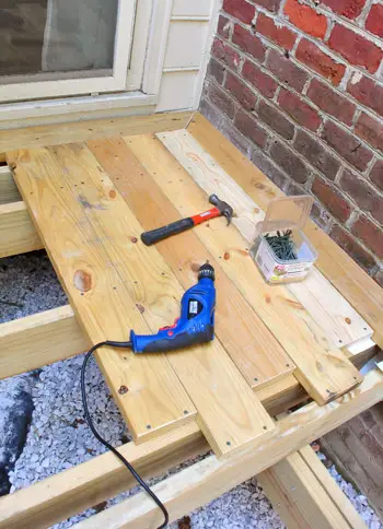 Terrasplanken 7 Terrasplanken gestart