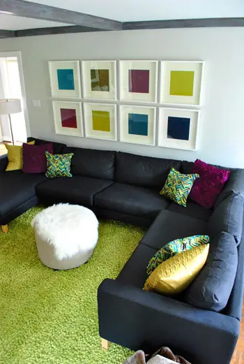 Nieuw vloerkleed hierboven